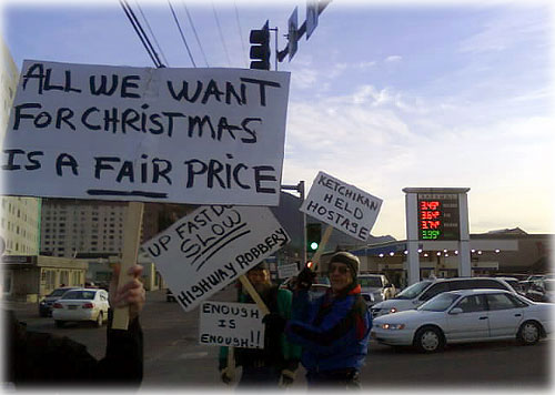 jpg Ketchikan Residents Protest High Gas Prices