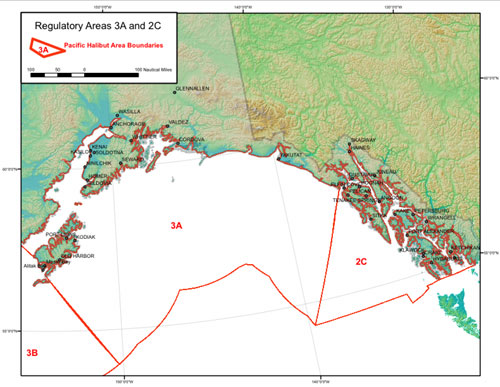 jpg Pacific Halibut Area Boundaries