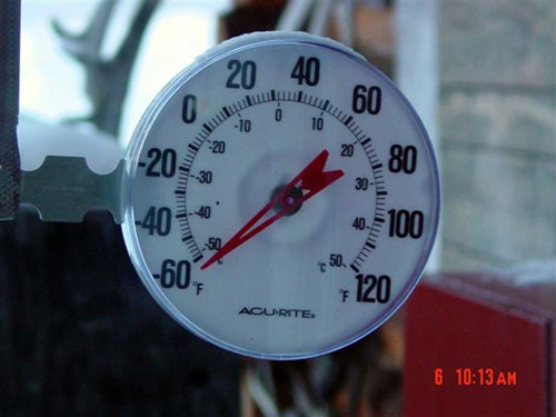 jpg Temperature taken in early February 2008 by Larry and June Taylor who live near O’Brien Creek off the Taylor Highway.
