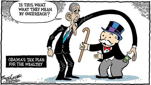 jpg POLITICAL CARTOON: OBAMA TAXES THE RICH