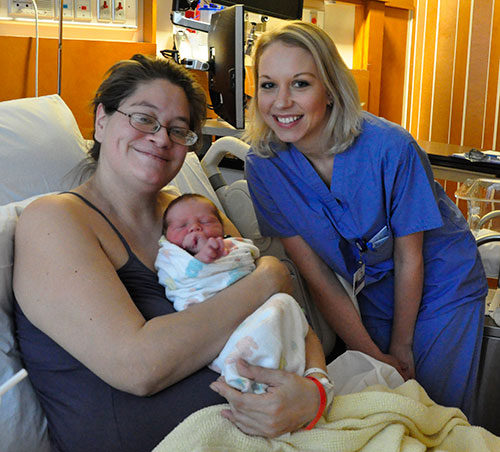 jpg Leeanna Booth, Tobias Elijah Burnette and Hilary Vincent RN, attending nurse
Photo courtesy Ketchikan Medical Center 