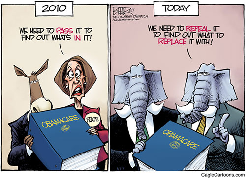 jpg Editorial Cartoon: Repeal, Replace and Recycle