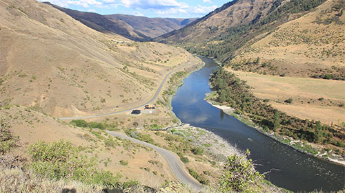 jpg Overview of the Cooper’s Ferry site in the lower Salmon River canyon of western Idaho, USA