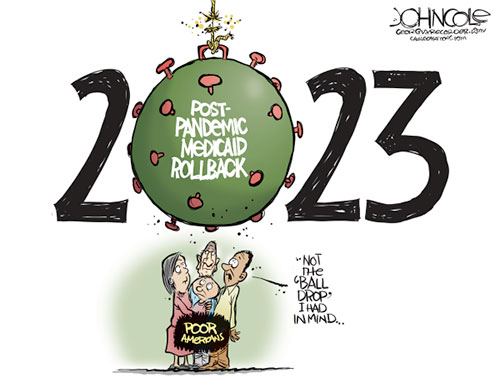 jpg Political Cartoon: 2023 Medicaid rollback