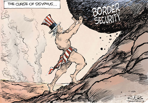 jpg Political Cartoon: The curse of Sisyphus