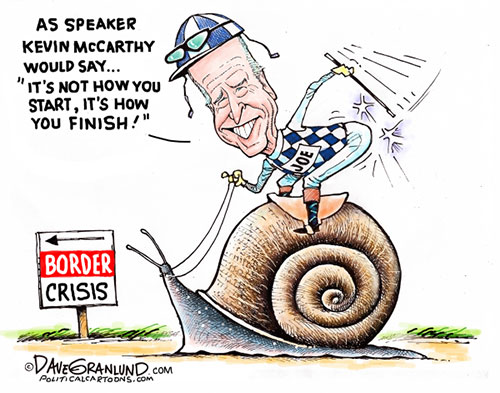 jpg Political Cartoon: Biden and border crisis