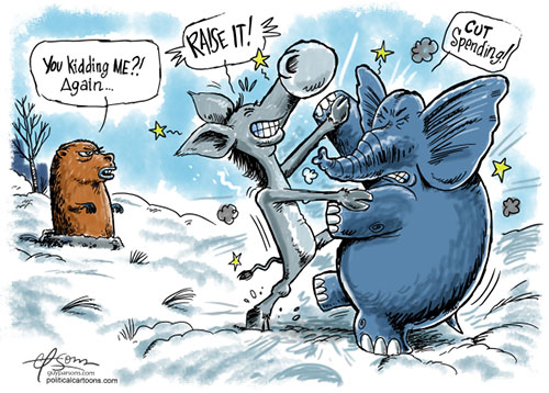 jpg Political Cartoon: Debt Ceiling