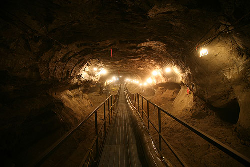 jpg Part of the 360-foot permafrost tunnel located in Fox, Alaska.