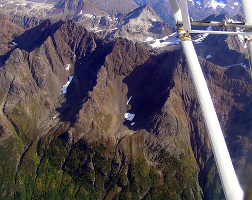 jpg Empty cirques that contained glaciers in 1972. 