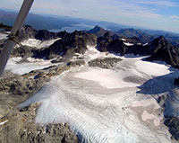 Southwestern Alaska Glaciers Rapidly Disappearing; Over a 50-year period, 50 percent of their area lost 