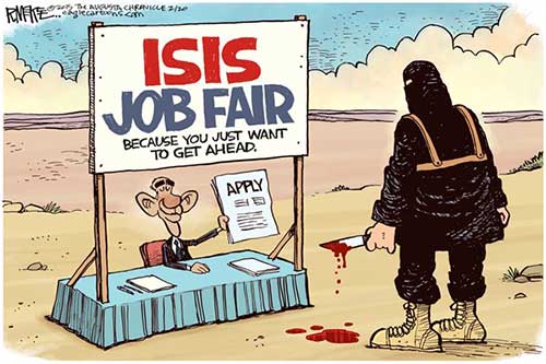 jpg Political Cartoon: ISIS Job Fair