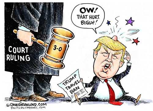 jpg Editorial Cartoon: Trump travel ban ruling