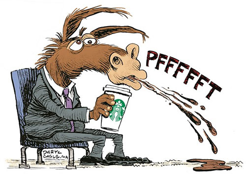 jpg Political Cartoon: Howard Schultz and Democrats