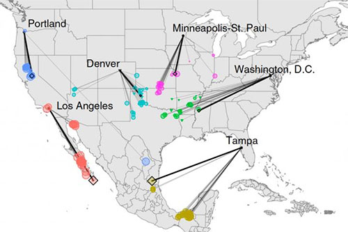 jpg Under current high emissions the average urban dweller is going to have to drive more than 500 miles to the south to find a climate similar to their home city by 2080.