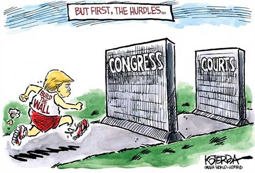 jpg Political Cartoon: But First, the Hurdles