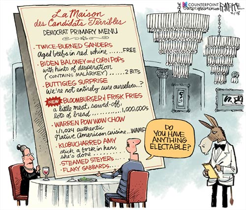 jpg Political Cartoon: Democrats Menu