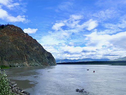 The recent fall of the upper Yukon River
