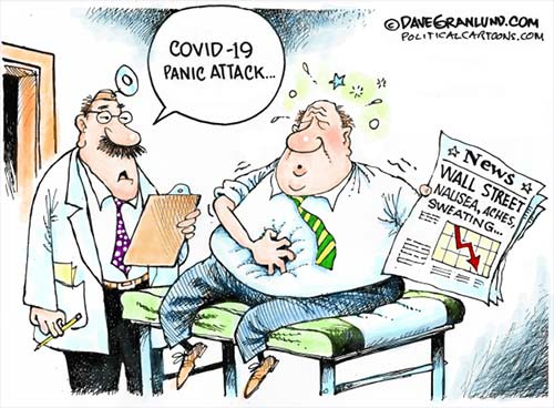 jpg Political Cartoon: Wall Street COVID-19