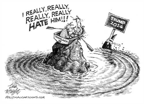 jpg Political Cartoon: Impeach on Rocks