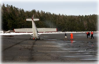 Beached plane...