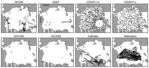 jpg Combined Arctic ice observations show decades of loss