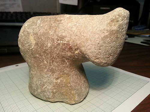 jpg Prehistoric Stone Maul Discovered at Starrigavin Slide Area 