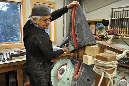 jpg Tlingit Master Carver resurrects 74-year-old totem 