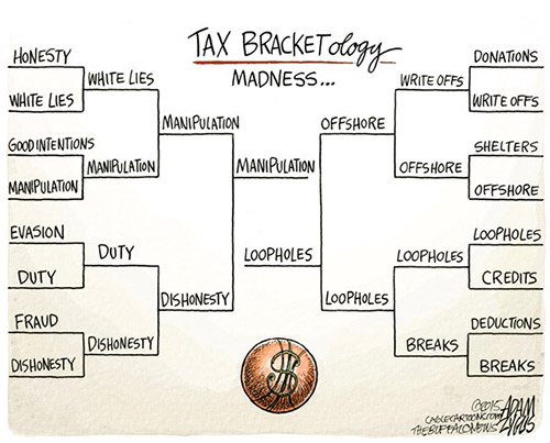 jpg Political Cartoon: Tax Bracketology