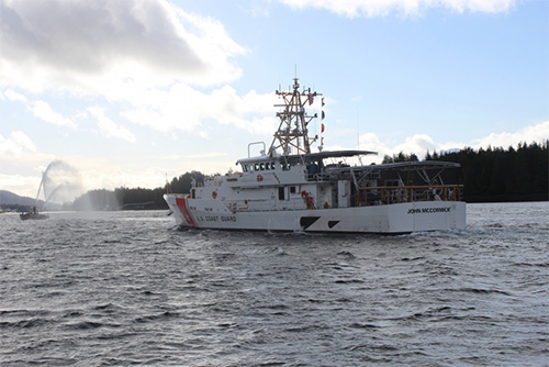 Fast Response Cutter John McCormick arrives in Ketchikan