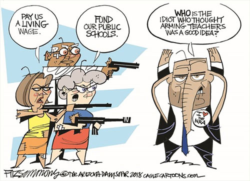 jpg Political Cartoon: Arm Teachers