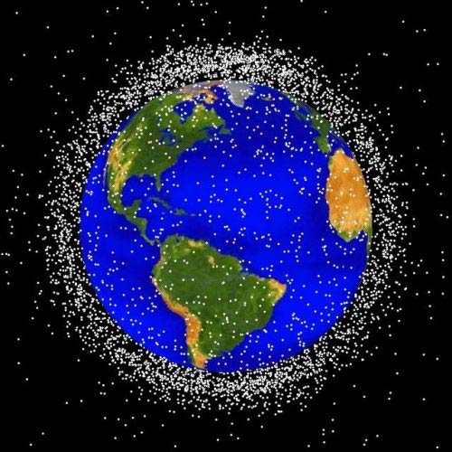 jpg A NASA graphic illuminates some of the space 
junk the agency’s researchers are tracking.