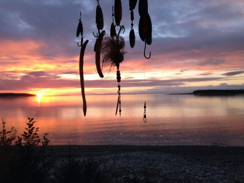 jpg A sunset in the Gulf of Alaska community of Yakutat, where researchers are exploring using the tides to generate power.