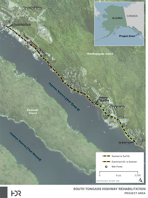 jpg South Tongass Highway Rehab Map