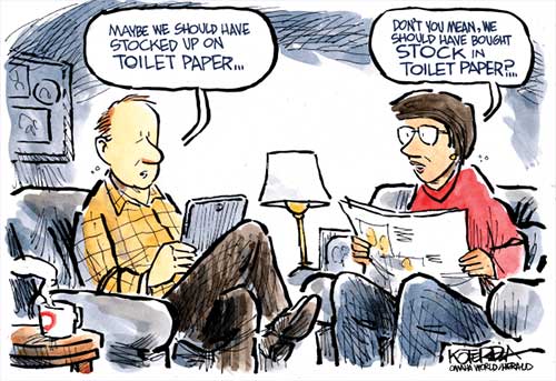 jpg Political Cartoon: Stocking up on Toilet Paper