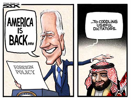 jpg Political Cartoon: Saudi Coddle