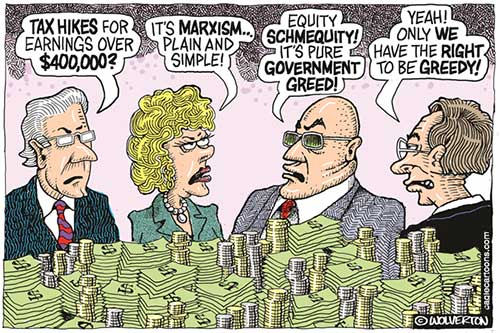 jpg Political Cartoon: Tax Hike for the Rich
