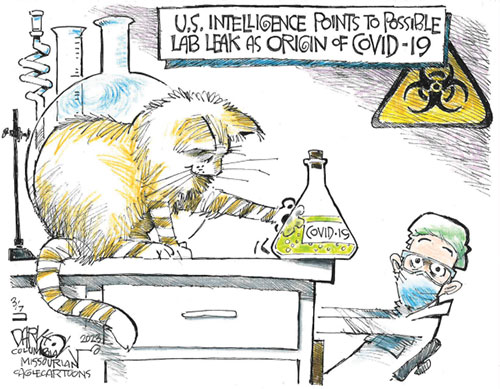 jpg Political Cartoon: Animal to Human Transmission