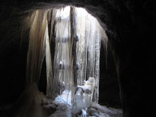 jpg Icicles cling to a ladder in a Kivalina ice cellar.