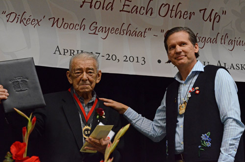 jpg Honoree Herb Didrickson and 1st VP Will Micklin