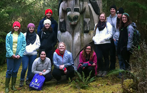 jpg Linfield College visits Prince of Wales Island to work and learn 