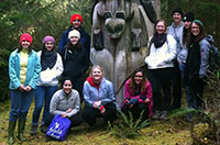 Linfield College visits Prince of Wales Island to work and learn 