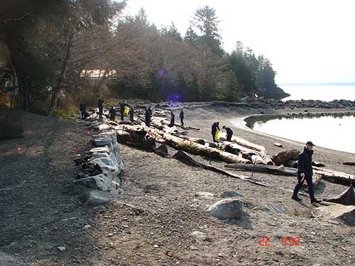 jpg Rotary Beach cleanup by the Coast Guard