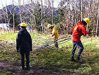 Volunteers on Prince of Wales Island work and learn 