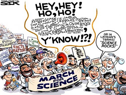 jpg Editorial Cartoon: March for Science