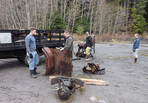 jpg Auto parts and metal collected at Whipple Creek