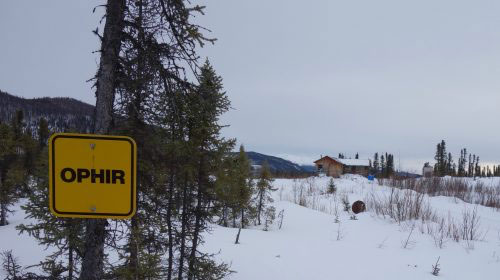 jpg A sign marks the abandoned town of Ophir in 2019.
