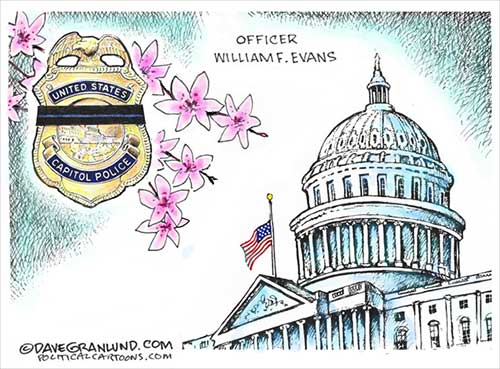 jpg Political Cartoon: Capitol Police Officer Evans' Tribute