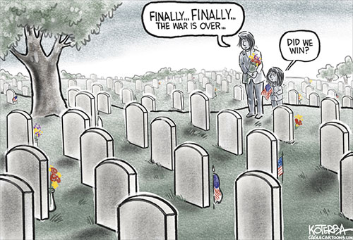 jpg Political Cartoon: End of the Afghanistan War