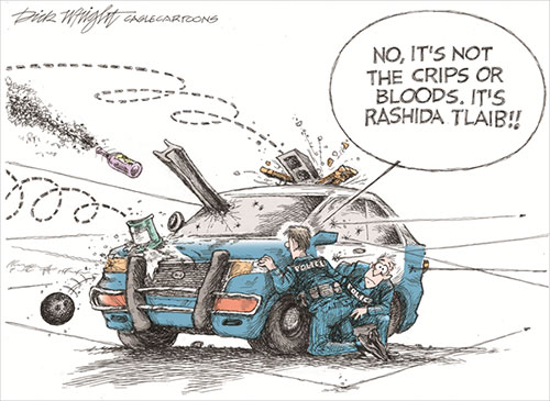 jpg Political Cartoon: Cops Under Attack