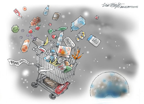jpg Political Cartoon: High Food Costs